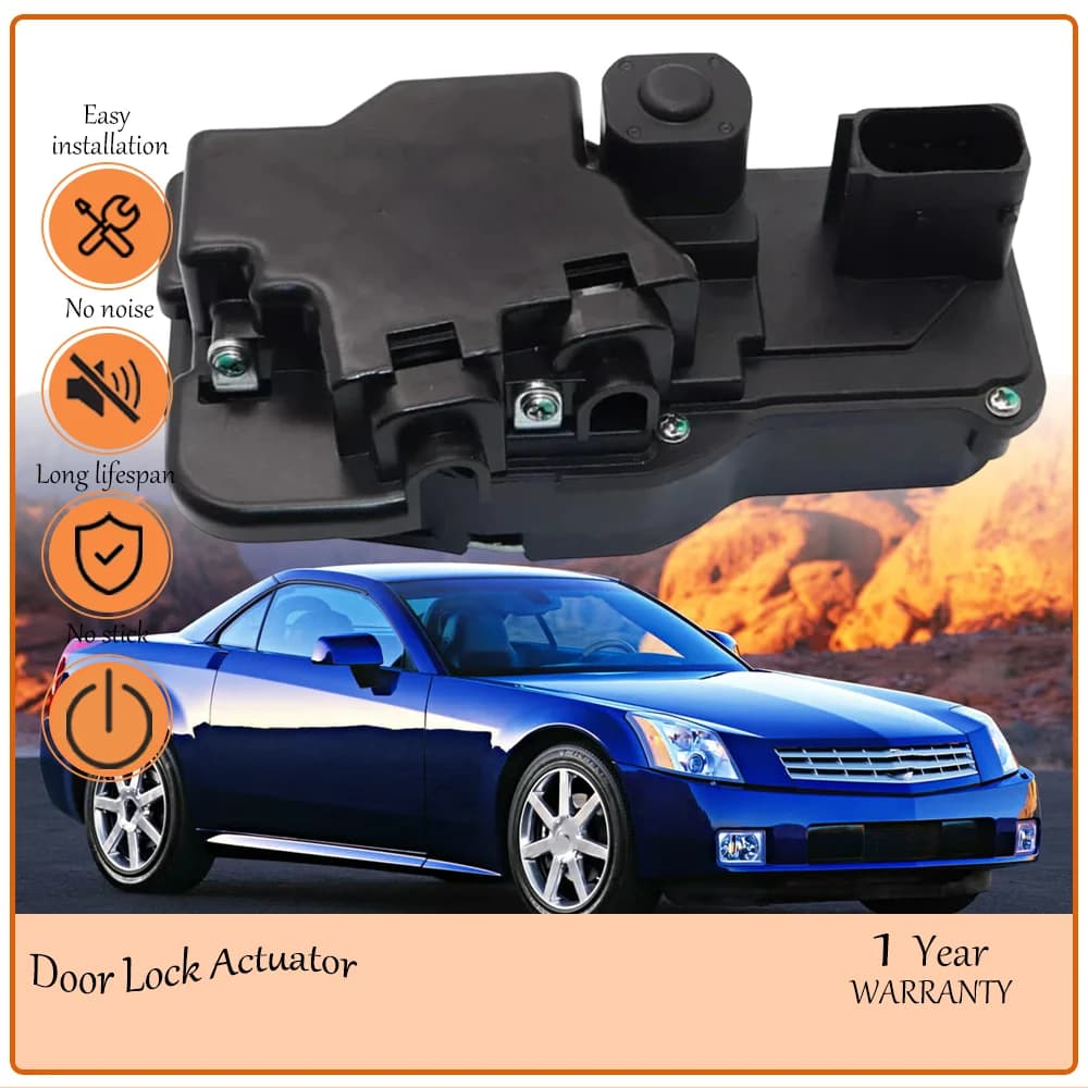 Front Left Sliding Door Lock Actuator Compatible With 2004-2009 Cadillac XLR  Front Left Driver Side OEM 88956758,100DLA1328S