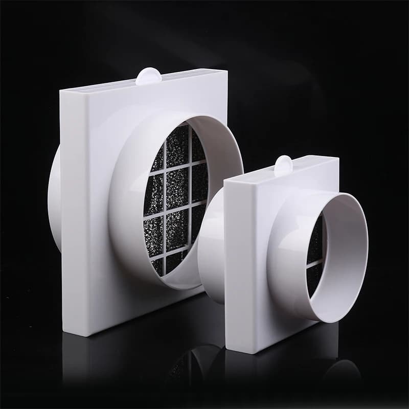 User Friendly Washable Duct Air Filter For PVC And PE Pipes Reusable Sponge Net Supporting Efficient Ventilation 110MM 160MM