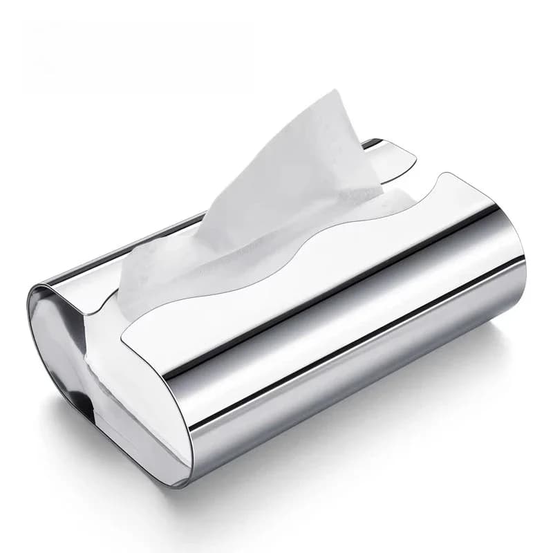 Tissue Box Stainless Steel Pumping Carton Creative Living Room Home Decoration Simple High-end Ornament