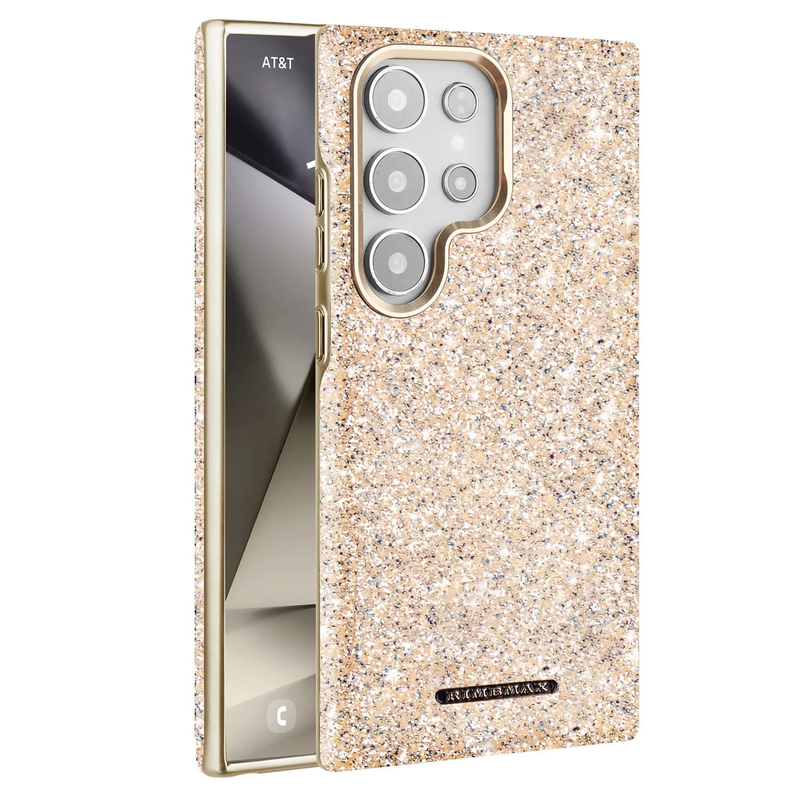 Luxury Glitter Magnetic Case For Samsung Galaxy S26 Ultra S25+ Plus S24 Rhinestone Cover With Electroplated Frame For Women Girl
