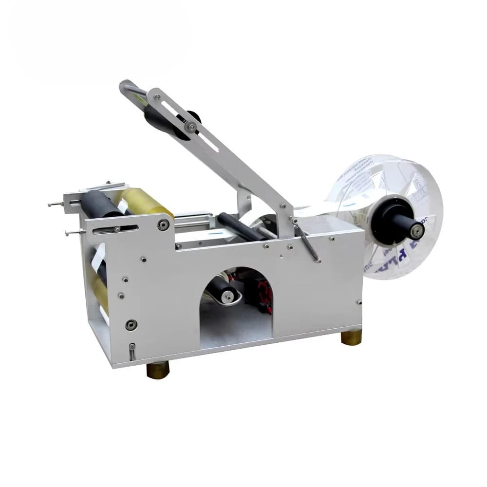 Factory Price Semi-auto Plastic Round Bottle Labeling Machine And Manual Labeler