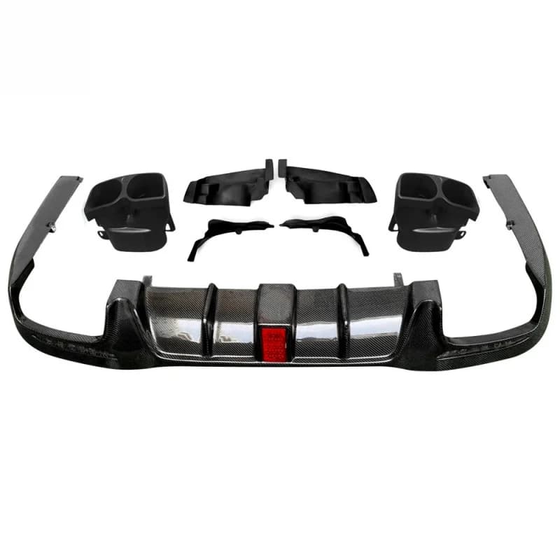 Premium Car Accessories S-Class W222 S63 S65 High-Quality Carbon Fiber B-Style Lip Tail Throat Rear Bumper Sp Durable