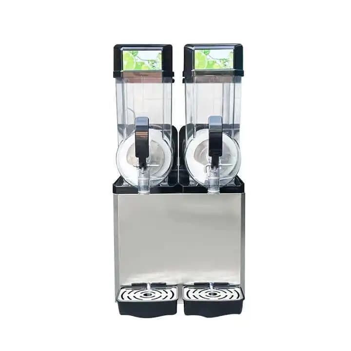Commercial Snow Melting Machine Single Cylinder Stainless Steel Slush Machine Milk Tea Shop 12 Liters Double Cylinder Three C