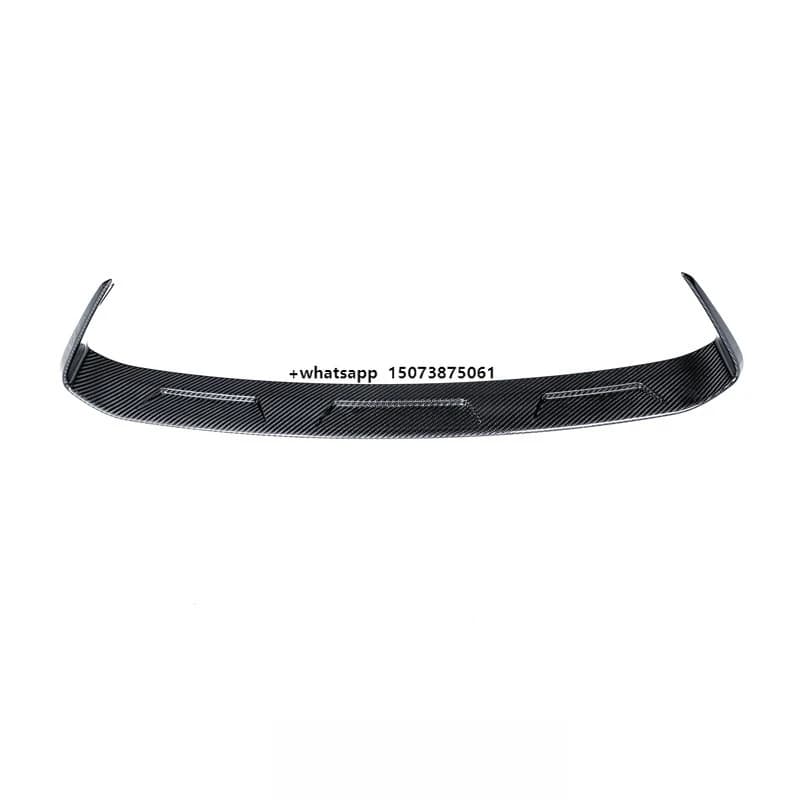 Paktechz Dry Carbon Fiber Parts Bodykit Front Bumper Vent Trim for  M8 F91 F92 F93
