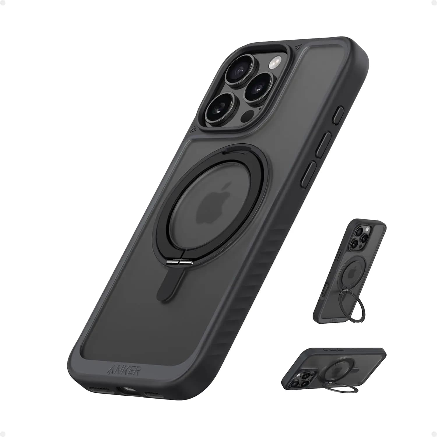 Anker Ultra Magnetic for iPhone 16 Pro Max Case with Sturdy Ring Stand, Military-Grade Shockproof iPhone 16 Pro Max Kickstand