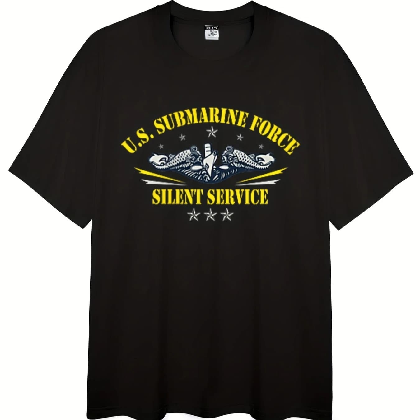 Naval Seal "Silent Service" Graphic T-Shirt 100% Cotton O-Neck Short Sleeve Summer Casual Mens T-shirt Streetwear