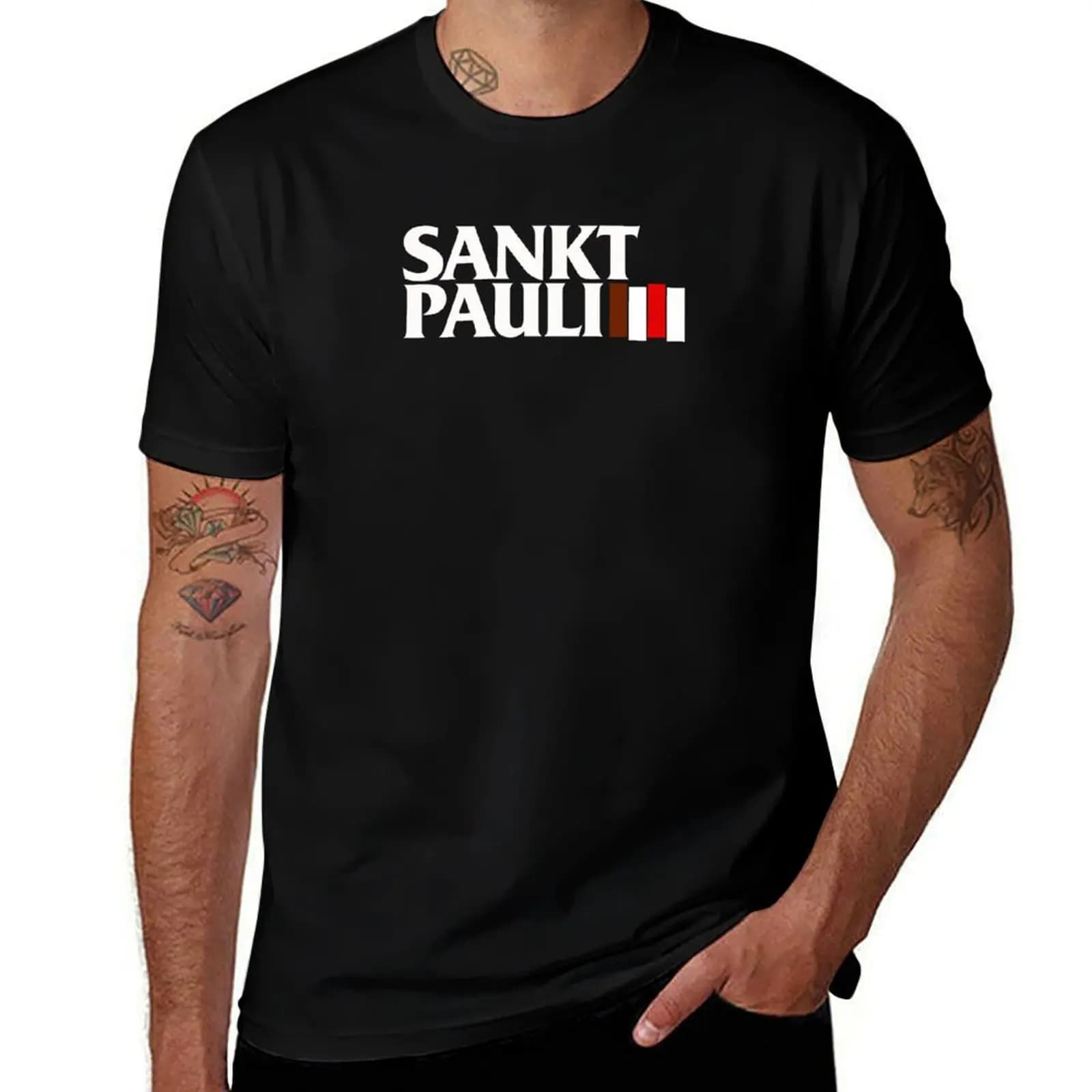FC St Pauli T-Shirt man t shirt cotton t shirt personalised