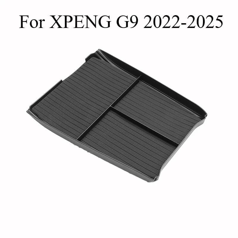 For XPENG G9 2022-2025 Center Console Organizer Tray –door Storage Bin Upper & Lower Storage Box Divider Insert