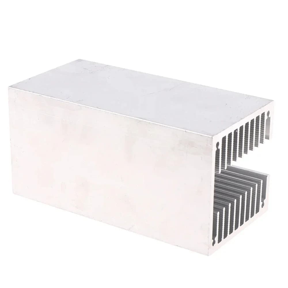1PC 40*40*100mm/50*50*100mm U-slot Triode High Power Aluminum Alloy Heatsink Heat Sink CPU Power Radiator