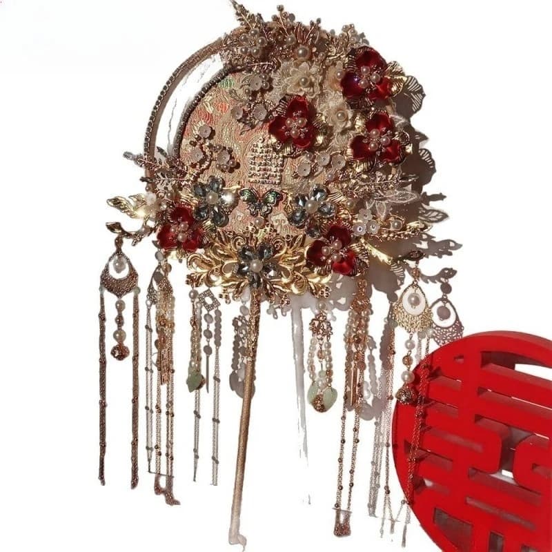 Group fan bride wedding DIY material package handmade double-sided work in progress