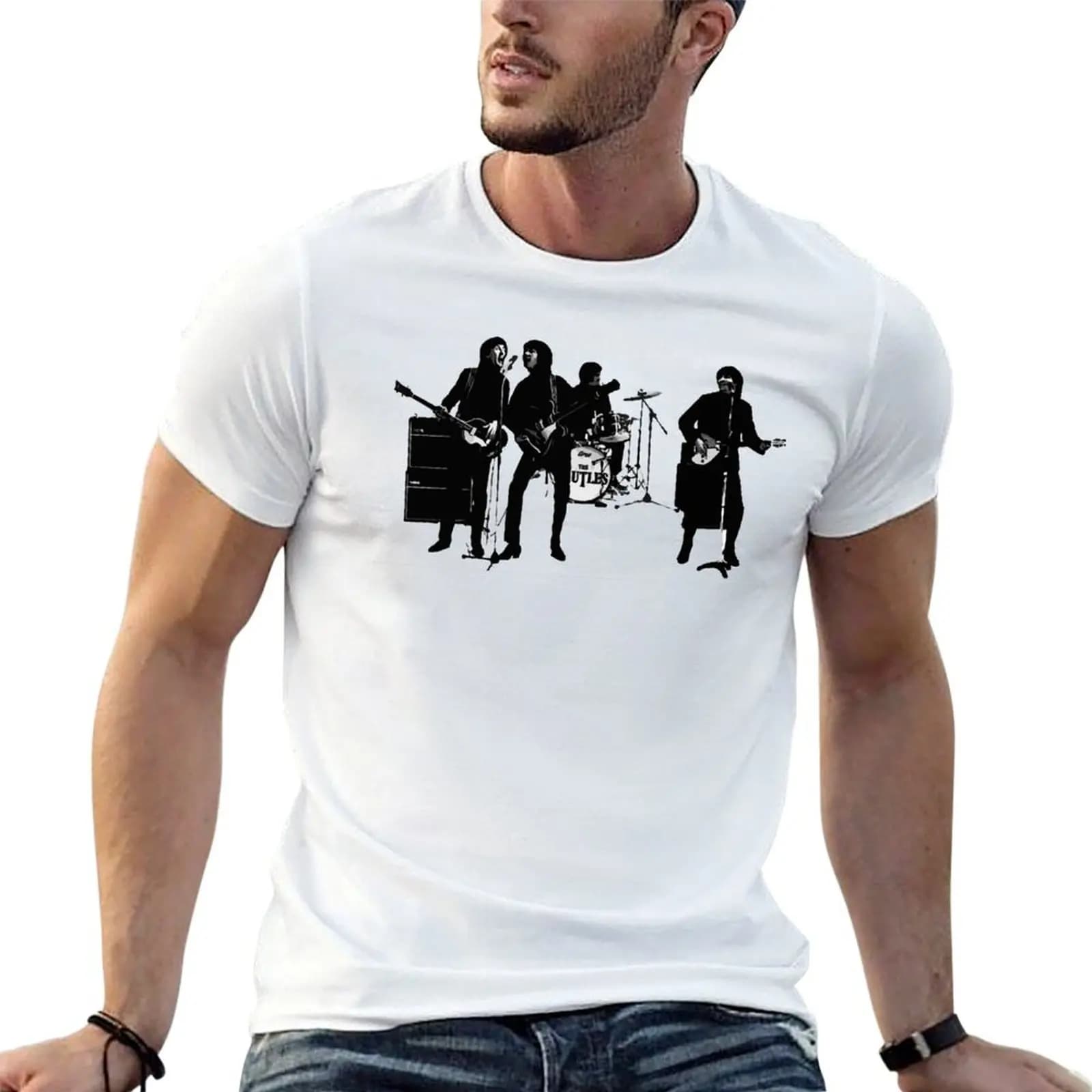 Savages Funny Young-Rutles T-Shirt Non-Shrink Basic Cotton T-Shirt
