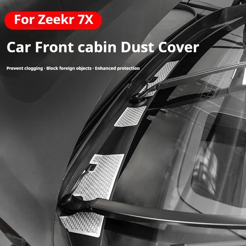 For Zeekr 7X Car Front Cover Dust Cover Cabin Outlet Protective Cover Air Intake of The Air Conditioner Modification Accessories