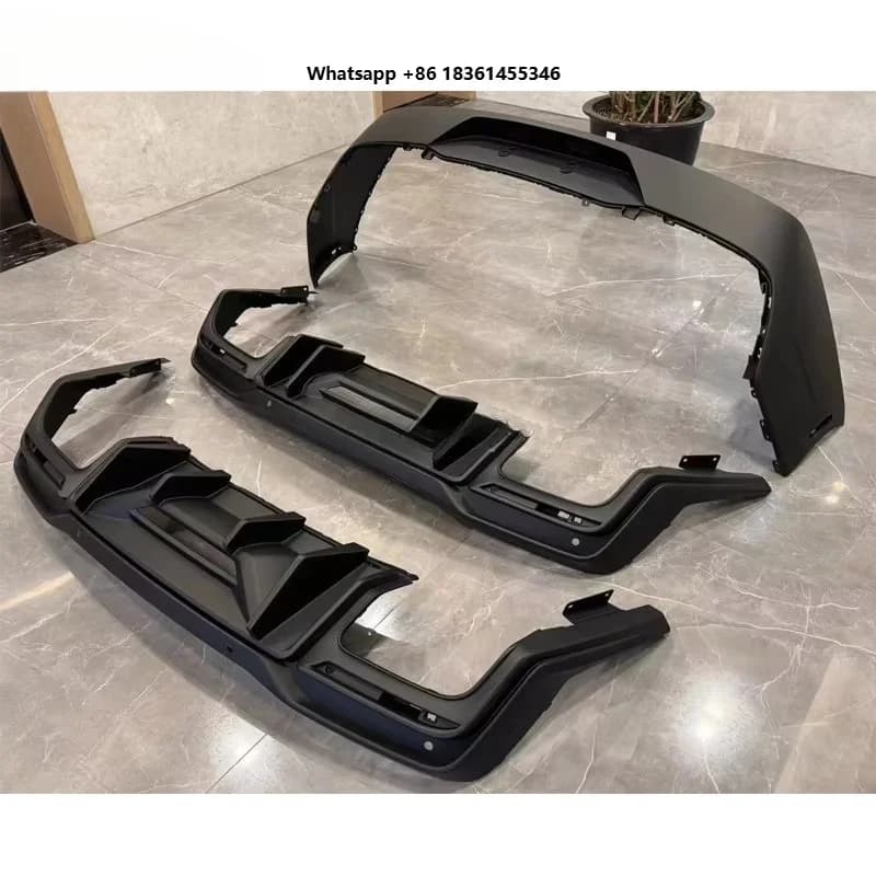 For  Mustang Rear Bumper Diffuser Bodykit New Arrival Dark Horse Body Kit 2024