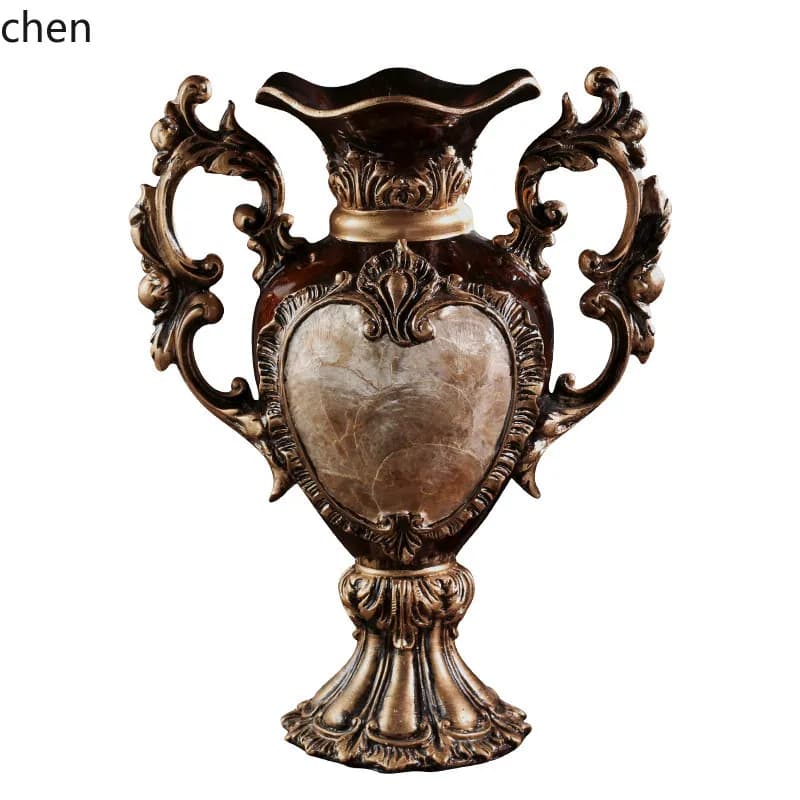 european-style luxury vase - creative living room american retro coffee table tv cabinet large floral  dried flower dining