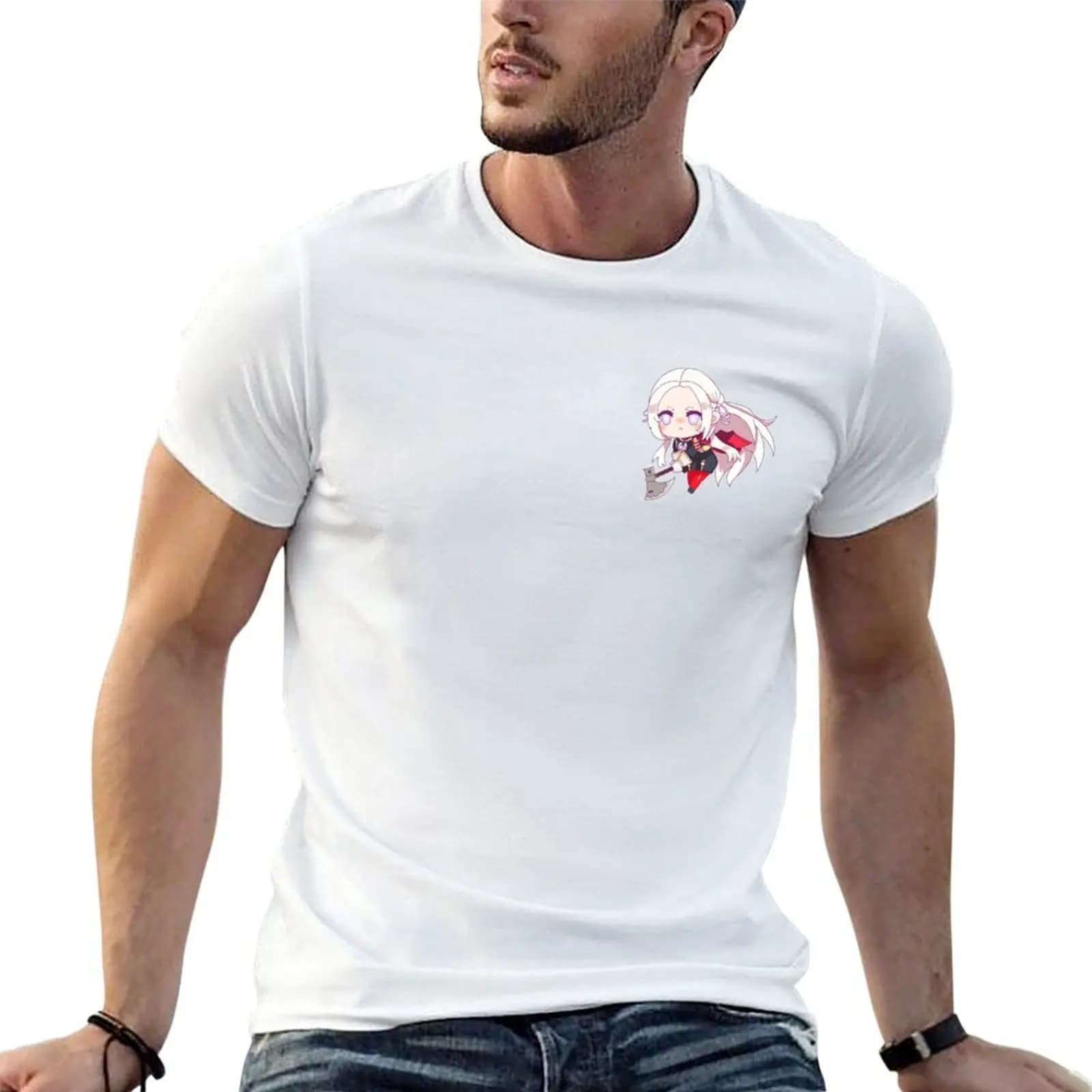 Edelgard Chibi Form T-Shirt anime t shirts summer clothes sweat shirts, men