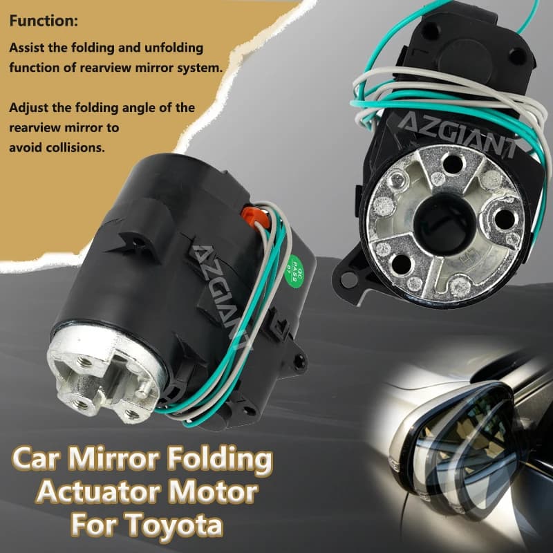 For Toyota Auris E180 Mk2/Avanza F650 Veloz/Belta/Camry MK7 Car Exterior Auxiliary power folding mirror R L motor maintain R L