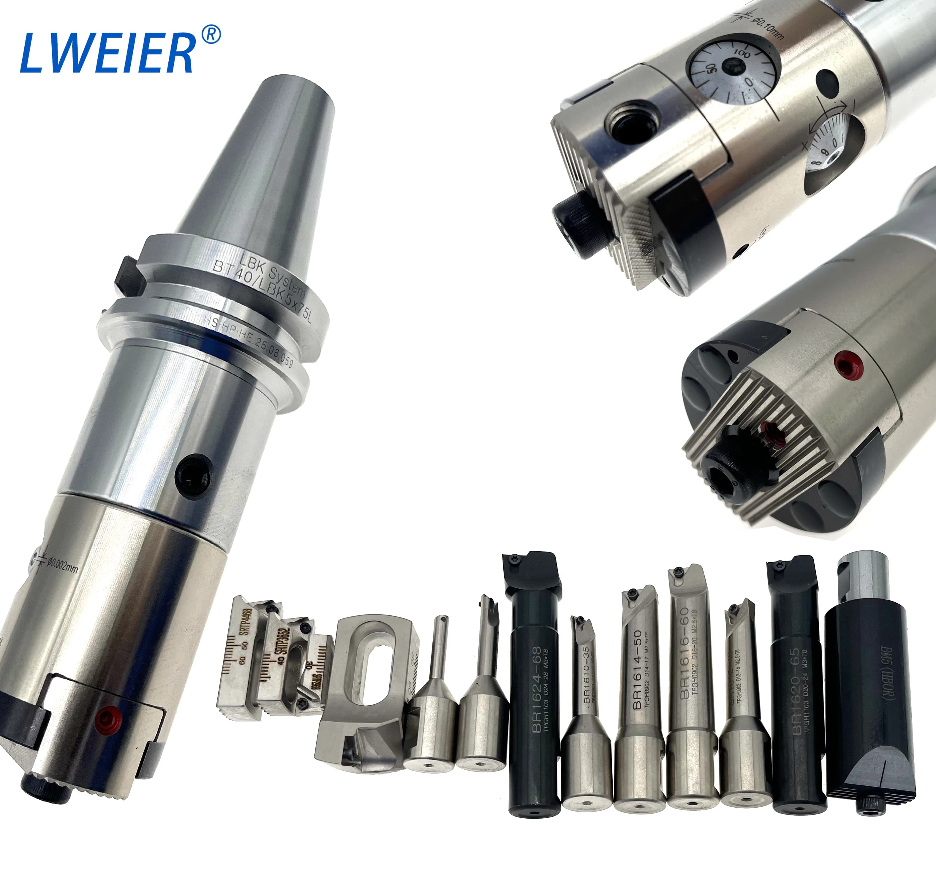 Ultra Fine Tuning Precision Boring Tool BT304050 Handle High-precision Boring Head HBOR LWEIER Milling Compatible 1 Year
