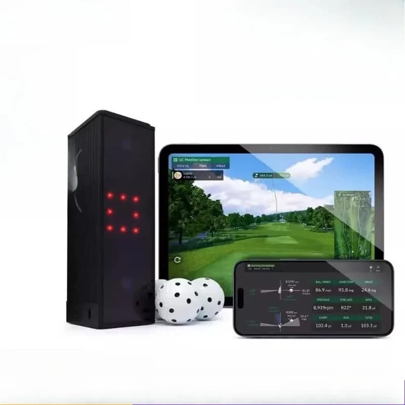 Chinese version golf emulator host significant other support, percussion shed curtain