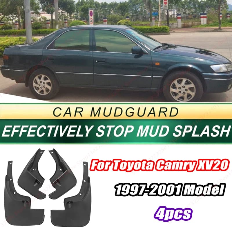 For Toyota Camry XV20 1997-2001 Model 4PCS Front Rear Mud Flaps Splash Guards Fender Mudguards Auto Accessories