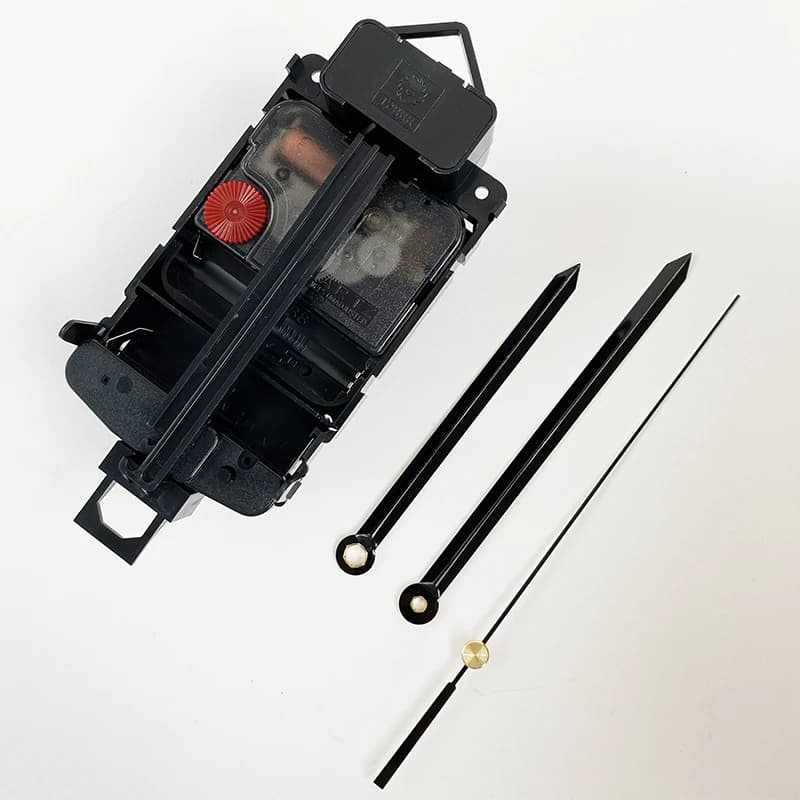 Clock Quartz Movement with Pendulum Young Town Screw In Type Kinds Sweep Mechanism Plastic Black Hands Accessory DIY Kits