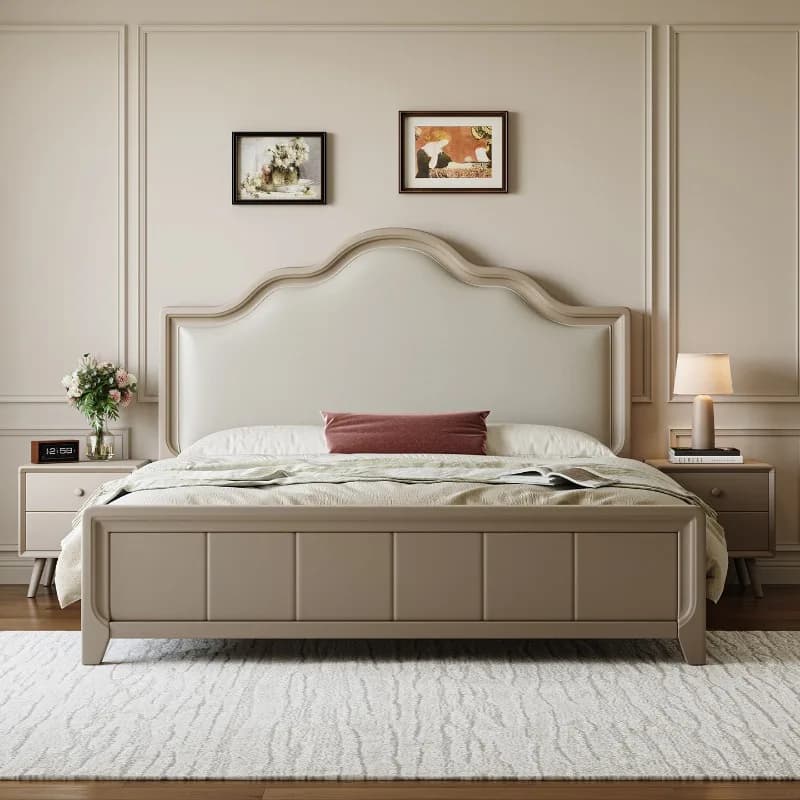 Floor Girls Bed Bedroom Wooden Queen Baby Children Luxury Double Modern Sleeping Bed Mobile Letto Matrimoniale Hotel Furniture