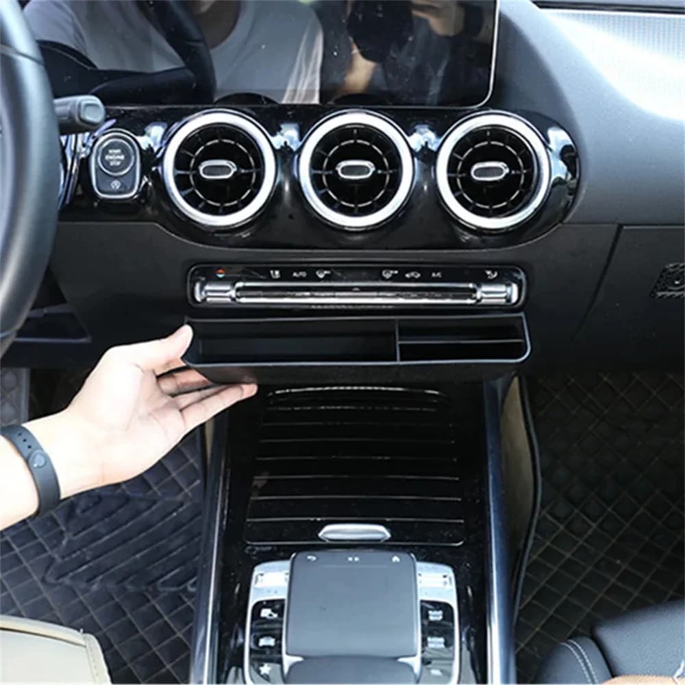 Car Central Control Storage Box Trim Drawer for Mercedes Benz A B CLA GLB GLA Class W177 W247 C118 X247 H247 2020-2023
