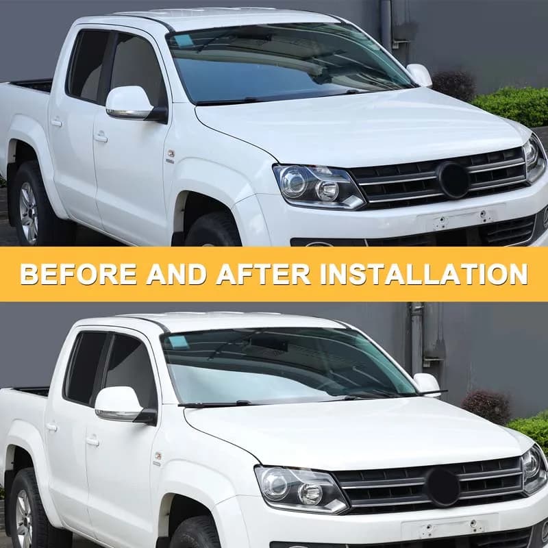 Carbon Steel Black For Volkswagen Amarok 2011-2022 Car Hood Searchlight LED Spotlight Bracket Car Modification Accessories