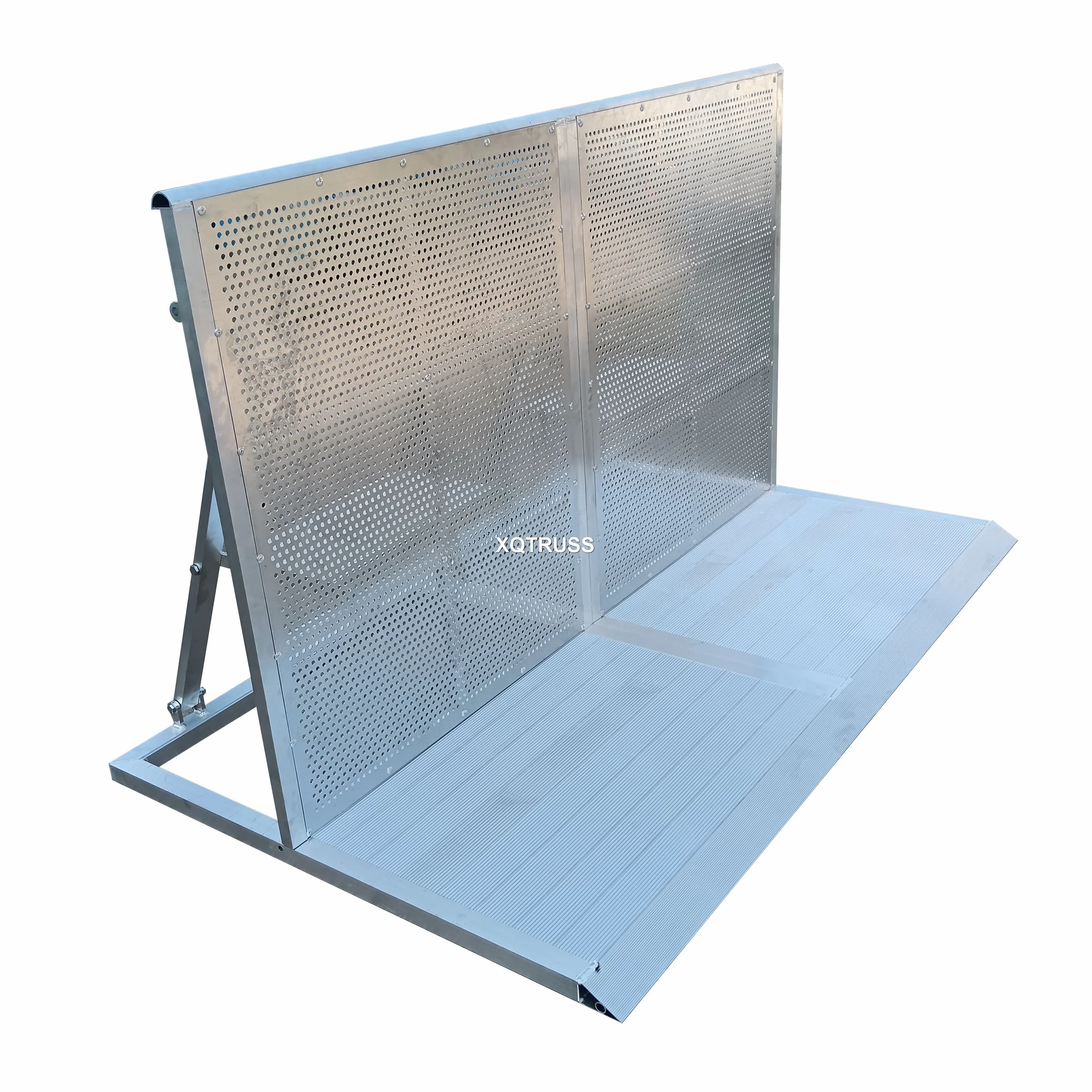 【Factory Wholesale】Concert Barrier With Security Ledge: Foldable, Lightweight & Corrosion-Proof