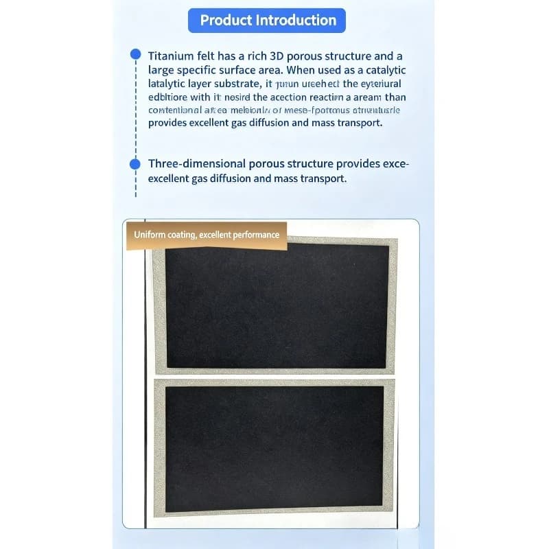250μm SIr2X‑Ti040 Iridium‑Coated Ti Felt Anode Applied In CO2 Reduction Neutral & Alkaline Working System