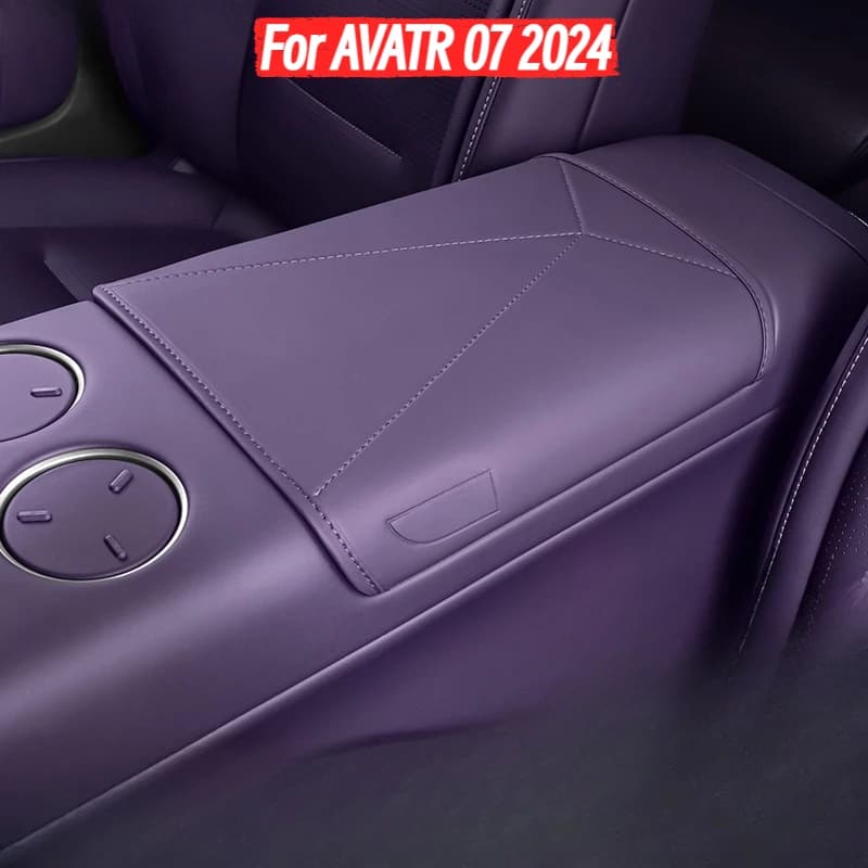 For AVATR 07 2024 Special Center Console Armrest Box Protective Cover Rear Seat Protection Height Pad Interior Accessories