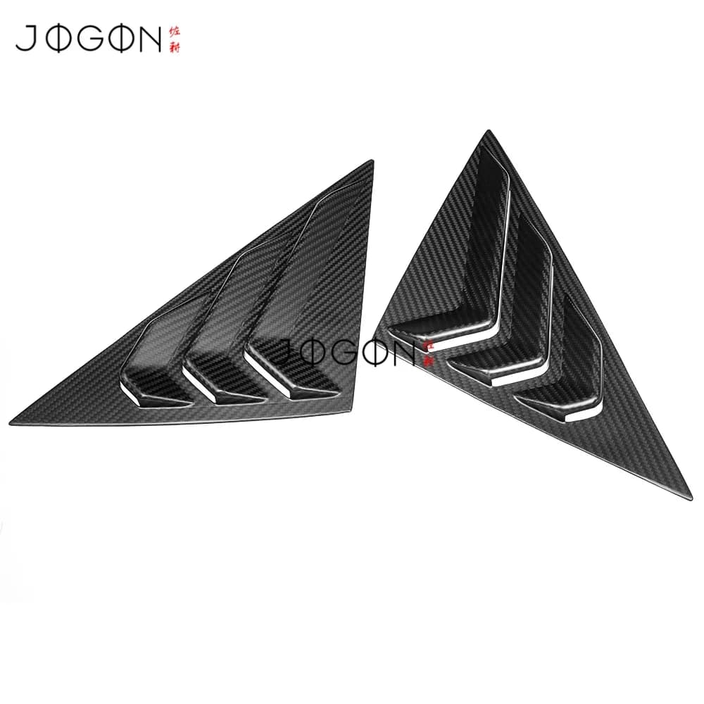 Rear Quarter Triangle Window Cover for Acura Integra Type S A-Spec DE5 DE4 2023-2025 Dry Carbon Fiber Rear Window Trim Exterior