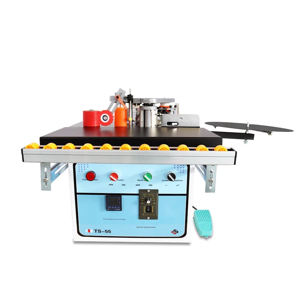 Portable Manual Edge Banding Machine Woodworking Edge Bander Double Sided Adhesive Gluing Machine Gluer 110/220V