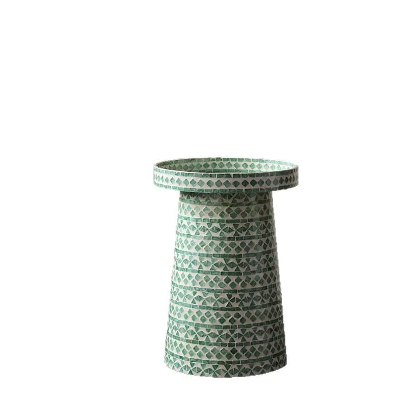Handmade shell side table, sofa side cabinet, living room model room, corner table, niche high-end sense