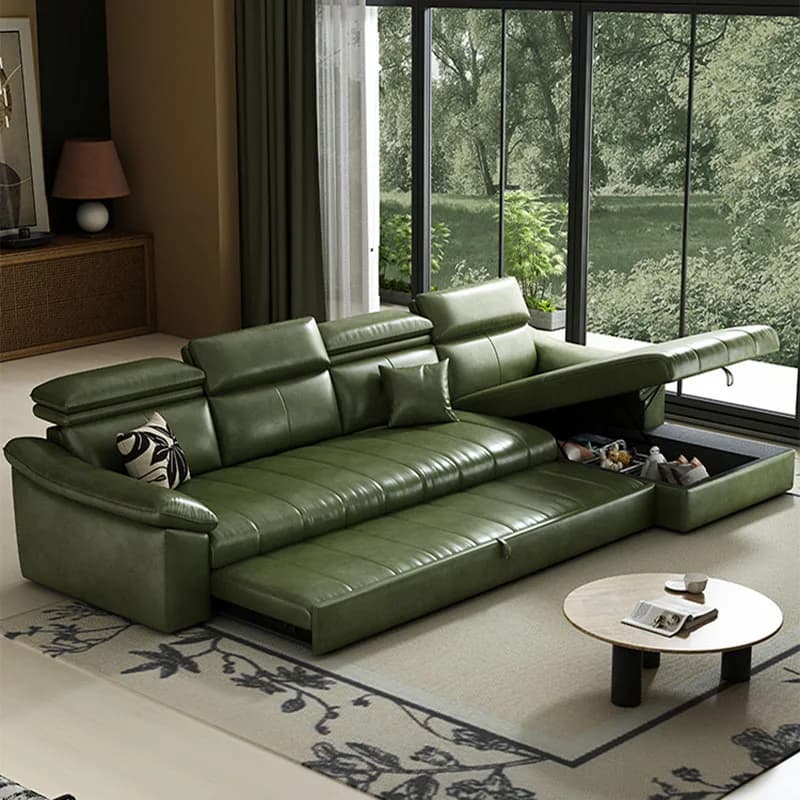 Sectional Armchair Living Room Sofas Leather Luxury Designer Living Room Sofas Mid Century Hallway Sillon Cama Salon Furniture