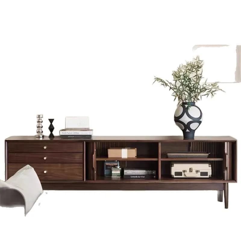 LH Living Room Solid Wood Light Luxury Combination Coffee Table Simple Modern Home Vintage Small Apartment