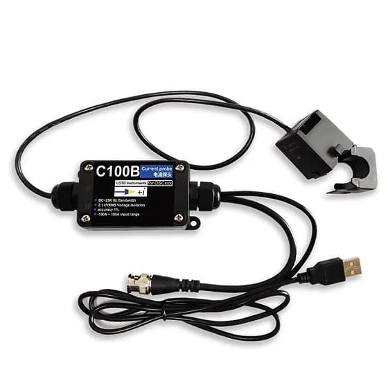 LOTO Standard Current Probe(Current Clip), Model  C10B, AC/DC, 25KHz, Universally Compatible Oscilloscope Current Probe