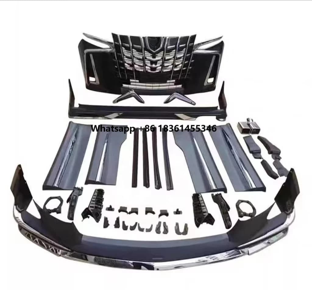 For  Alphard 30 2022 High Quality Auto Tuning Part Accessories Model Facelift Upgrade Body Kits Front Rear Bumper