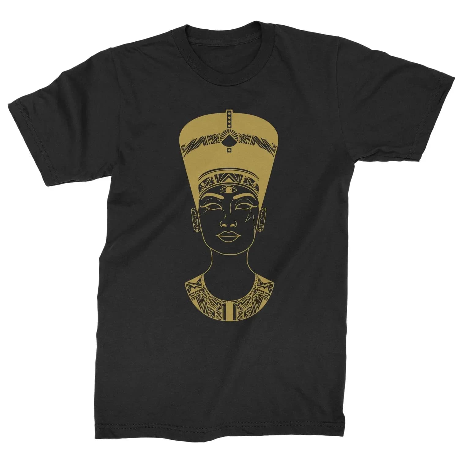 Nefertiti Egyptian Queen T-Shirt 100% Cotton O-Neck Short Sleeve Summer Casual Mens T-shirt Streetwear