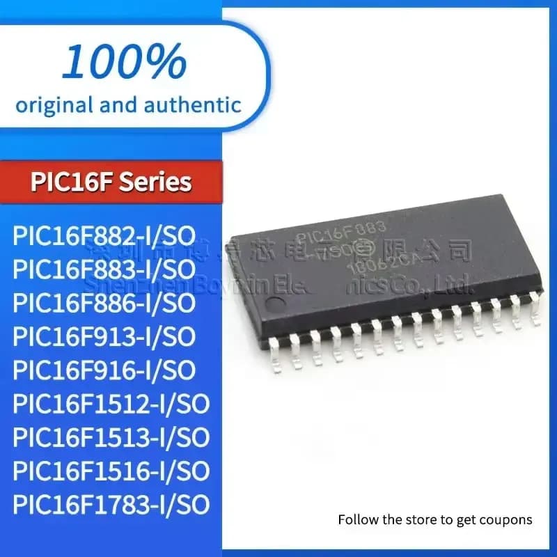 1PCS PIC16F883 PIC16F886 PIC16F913 PIC16F916 PIC16F1512 quality assurance PIC16F1513 PIC16F1516 PIC16F1783 PIC16F882-I/SO