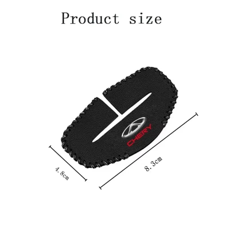 2Pcs Car PU Leather Safety Belt Buckle Protector Anti‑Scratch Sleeve For Chery Omoda 5 Tiggo4 Tiggo8 Pro Jaecoo J7 J8 Jetour Int