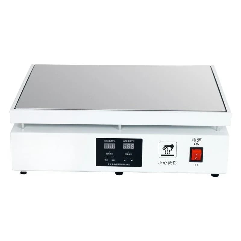 Commercial packaging gift box plastic sealing machine, constant temperature heating platform manual film ironing