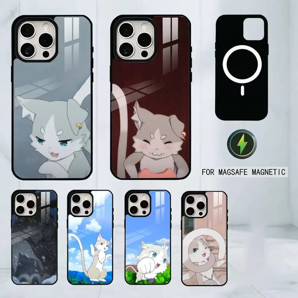Anime ReZero Puck Phone Case For iPhone17,16,15,14,13,12,11 Plus,Pro Magnetic For Magsafe Wireless Charging