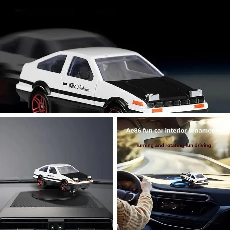 Car Dashboard Decor Ornament, Swivel Drift Swing Tail Toy Model, Creative Interior Decoration for Automobile Console, Universal