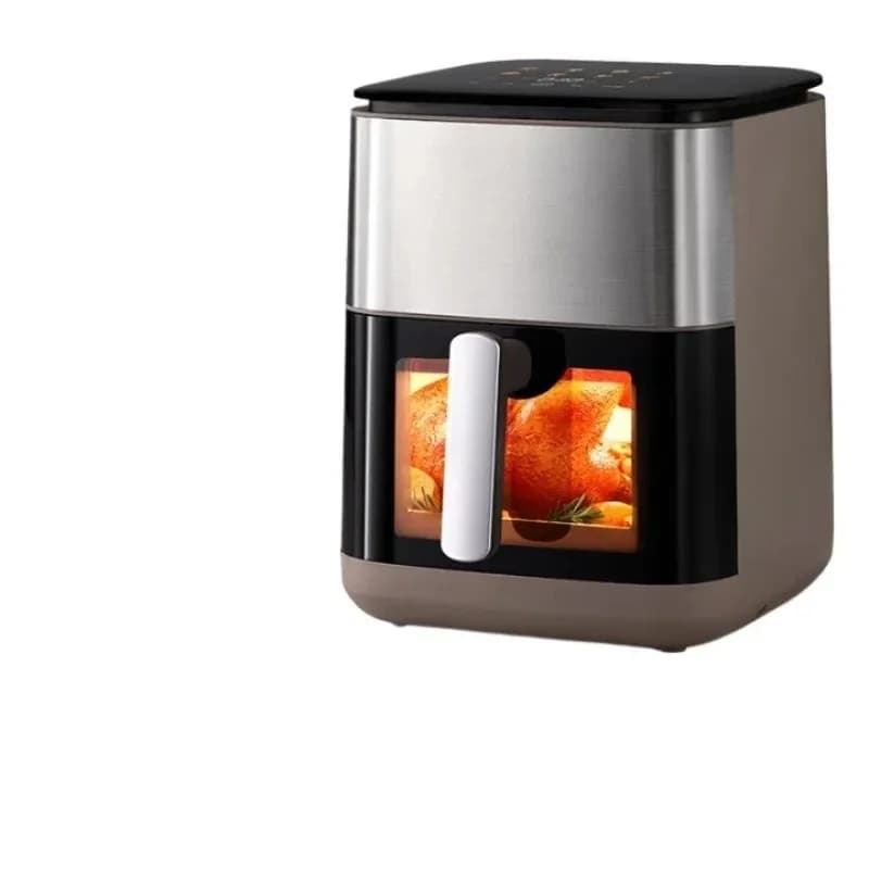 The air fryer does not need to be turned over, and the household has a large capacity.