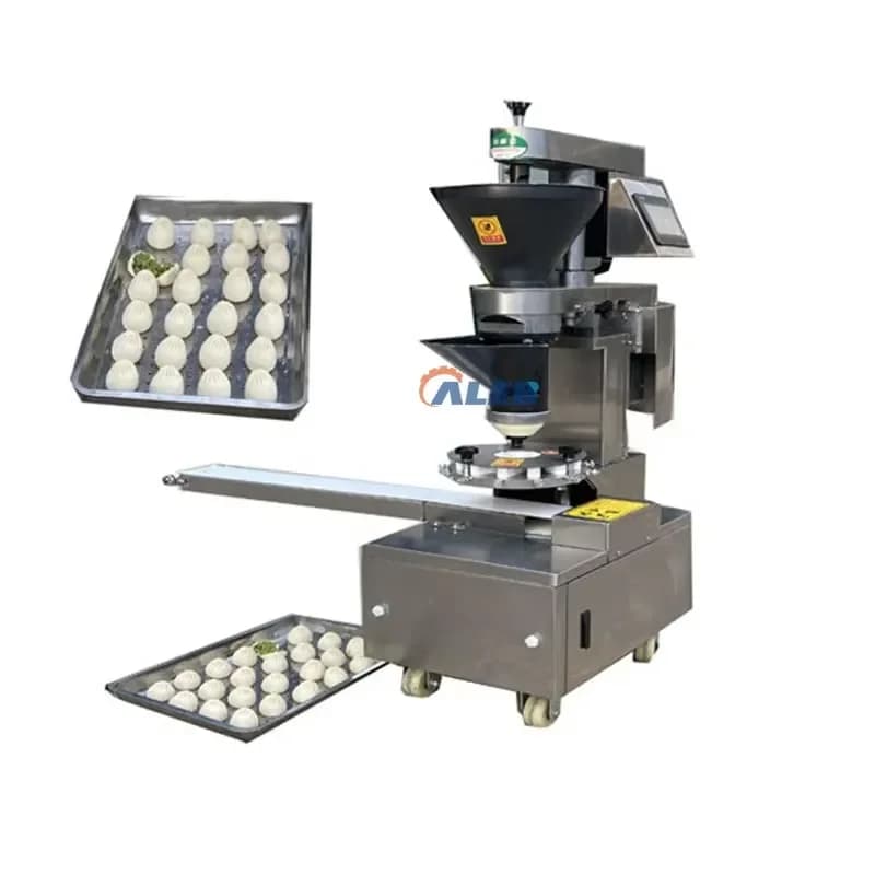 YWM Certificate Big Particle Filling Baozi Machine, Commercial Large Chunk Meat Steamed Bun Maker