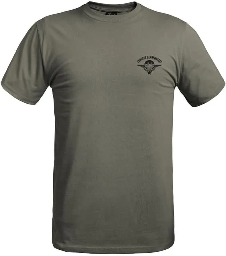 French Foreign Legion Tap Paratroops Airborne Badge Men T-shirt Short Sleeve Casual 100% Cotton Shirt