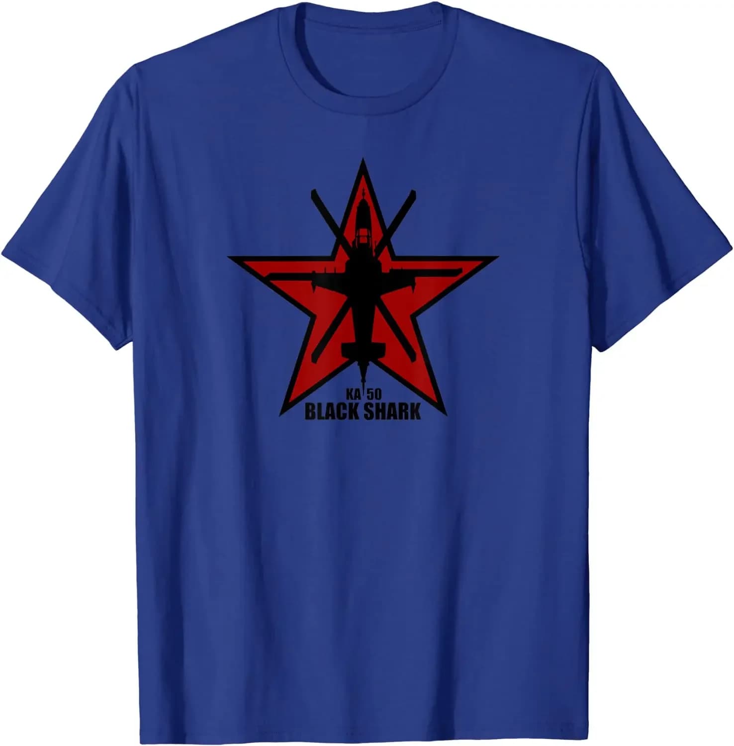 Kamov KA-50 Black Shark Attack Helicopter T-Shirt Summer Short Sleeve Casual 100% Cotton O-Neck Tees