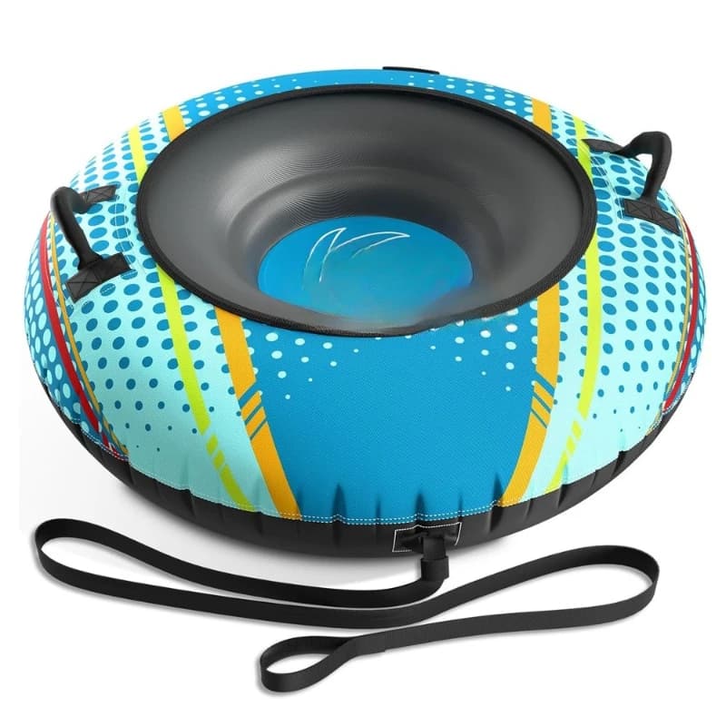 Inflatable ski ring soft bottom sewn cloth cover Oxford cloth jacket outdoor cold-proof PVC inner tube