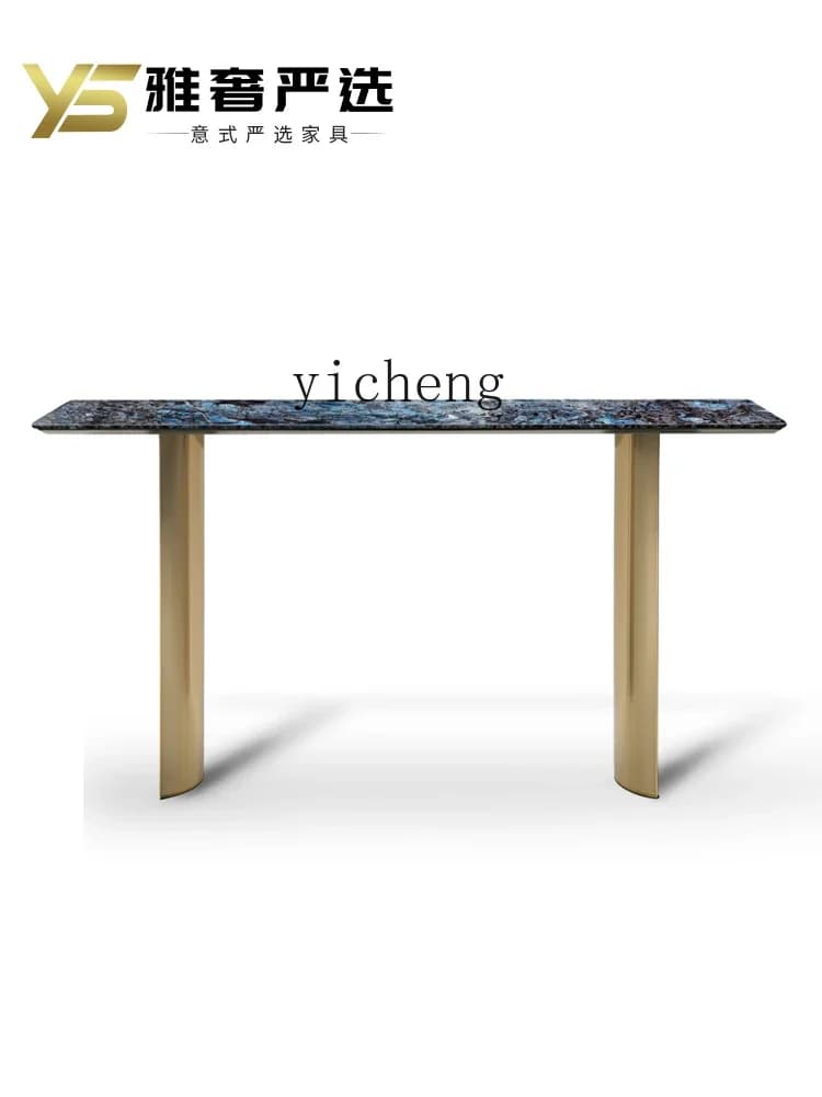 v9.7- Entry End View Platform Italian Light Luxury Aisle Corridor Natural Marble Luxury Stone Entrance Platform
