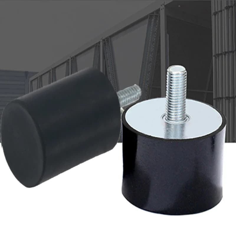 M8 M10 Anti Vibration Rubber Isolator Mount,VE Female Thread Anti Vibration Bobbin Isolator Damper Rubber Mounting Feet